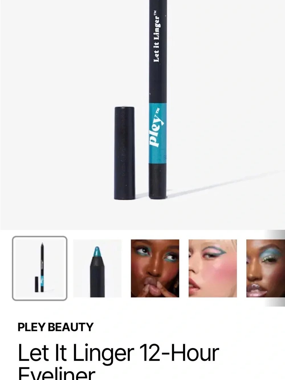 Play Let It Linger Longwear Eyeliner - Aqua